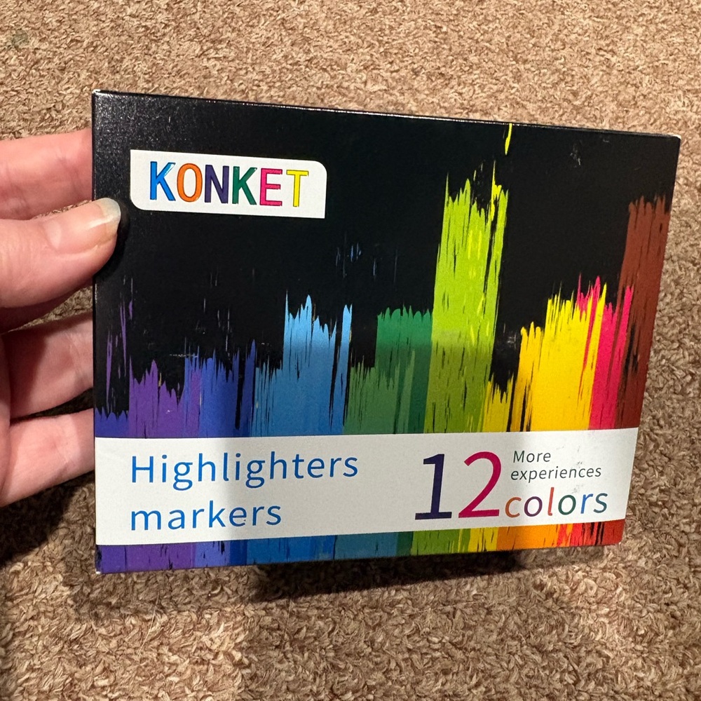 BNIB Konket 12ct highlighter markers!